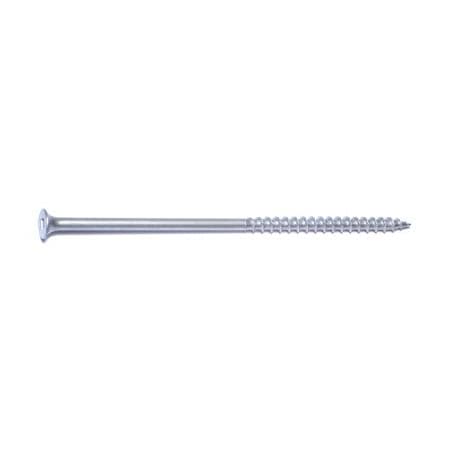 Buildright Deck Screw, #10 x 5 in, Steel, Flat Head, Square Drive, 38 PK 07745